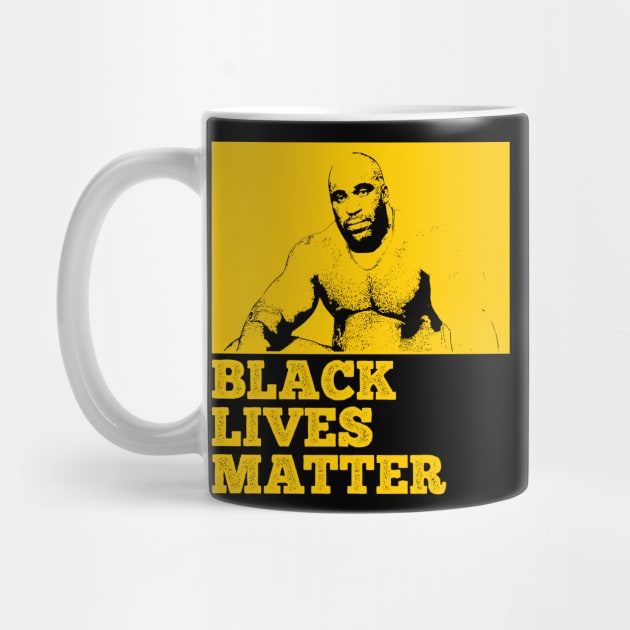 Black Lives Matter - Barry Wood Large Black Man yellow by giovanniiiii
